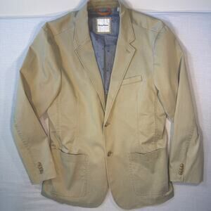 Tommy Bahama Sea Glass Blazer In Khaki 2 Button Size XL